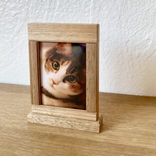 非公開: ペット用遺影スタンド　クルミ